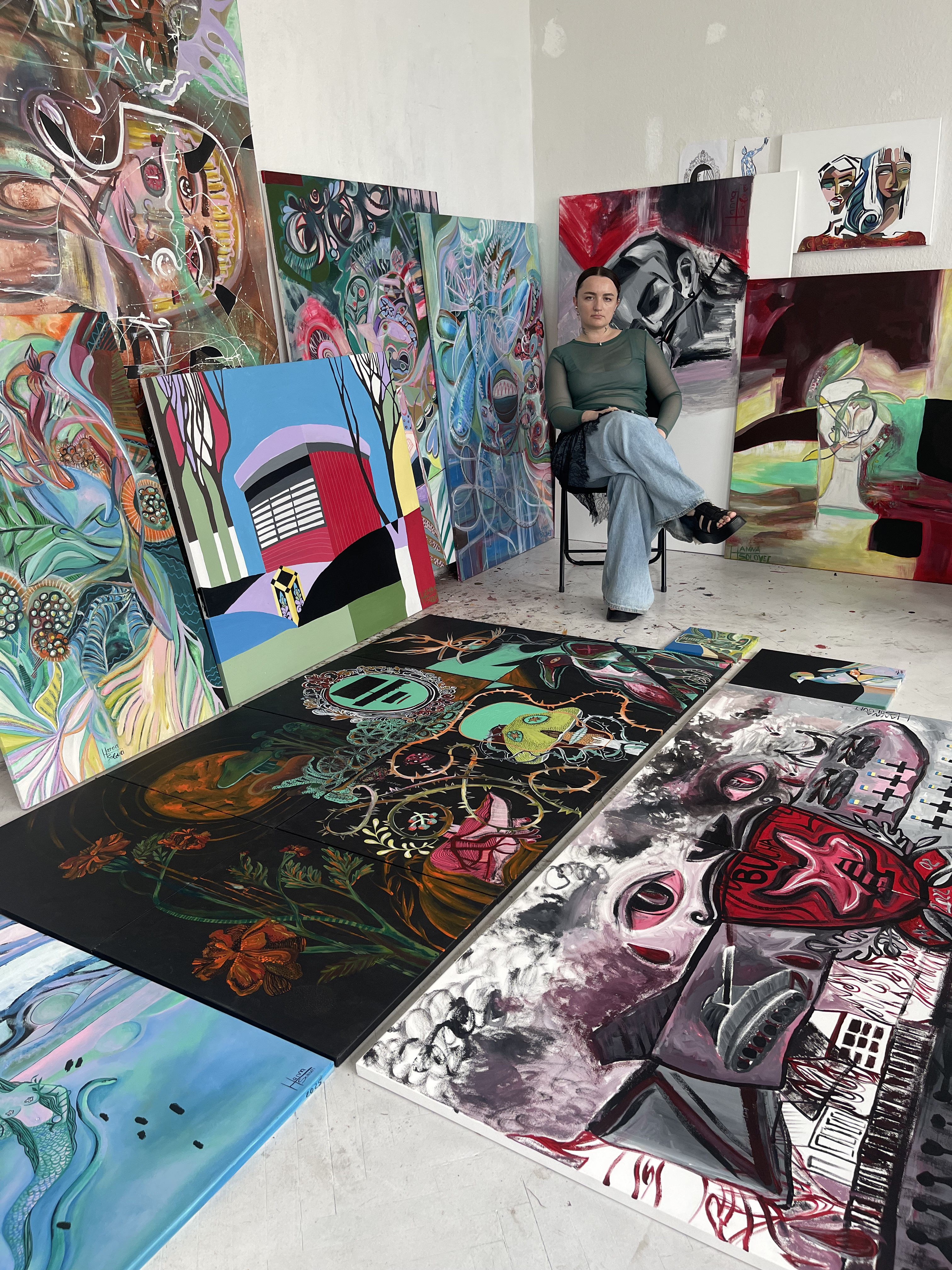 Portrait of Hanna Solovei, who works in the Artist style (Kyiv, Ukraine) Photo 3 of 3.