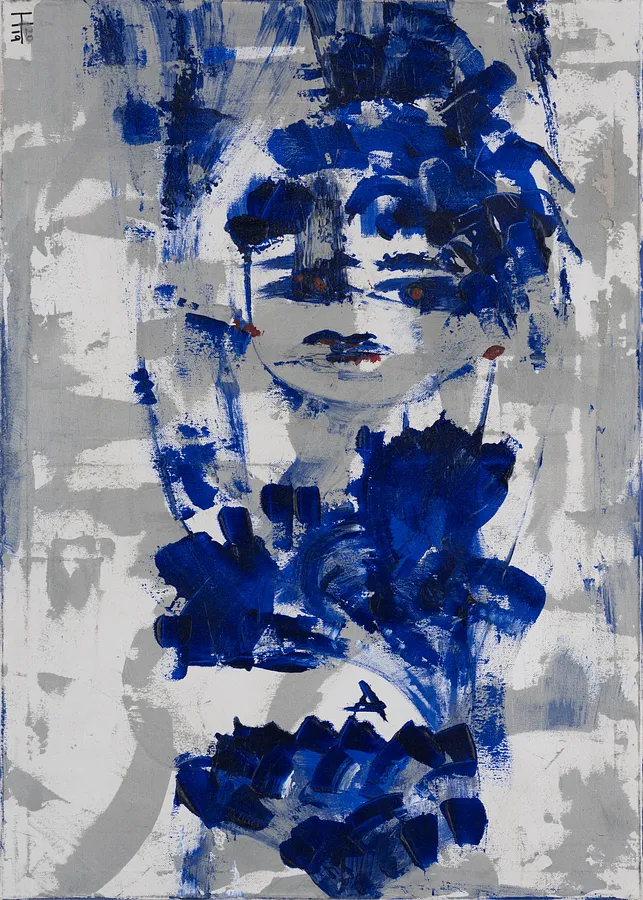 Image of Balance by Hanna Solovei, size: 50x70 cm, made of Acrylic on canvas, Painting medium