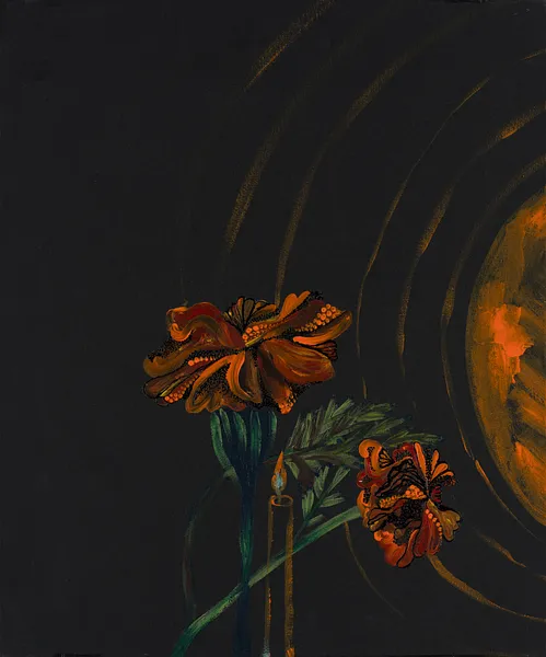 Image of Rejection of absurdity by Hanna Solovei, size: polyptych 200x120 cm, made of acrylic, Painting medium Photo 2 of 9.
