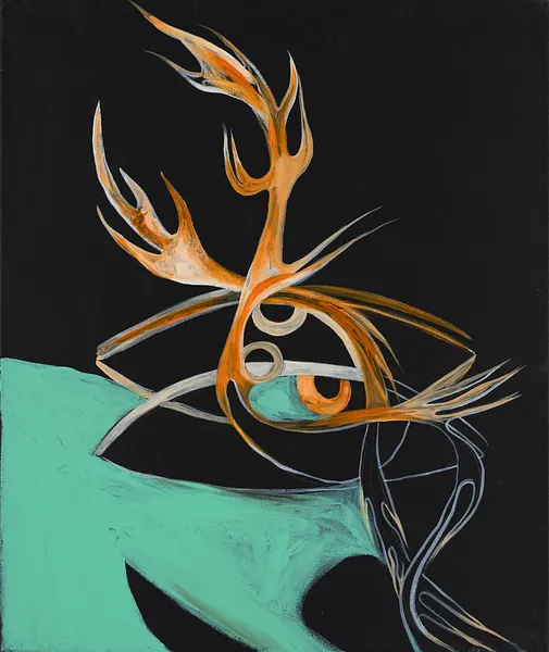Image of Rejection of absurdity by Hanna Solovei, size: polyptych 200x120 cm, made of acrylic, Painting medium Photo 5 of 9.