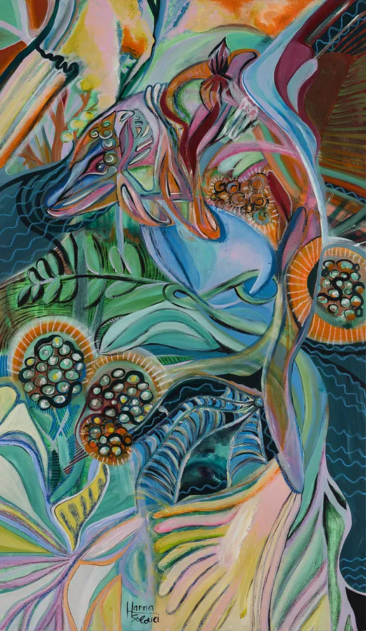Image of Kinburn by Hanna Solovei, size: 70x120 cm, made of acrylic, pastel, Painting medium